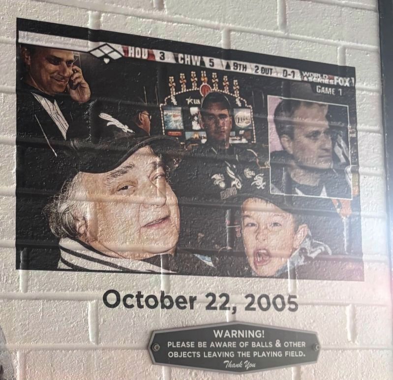 The future Pope Leo XIV on Fox at the 2005 World Series image. Click for full size.