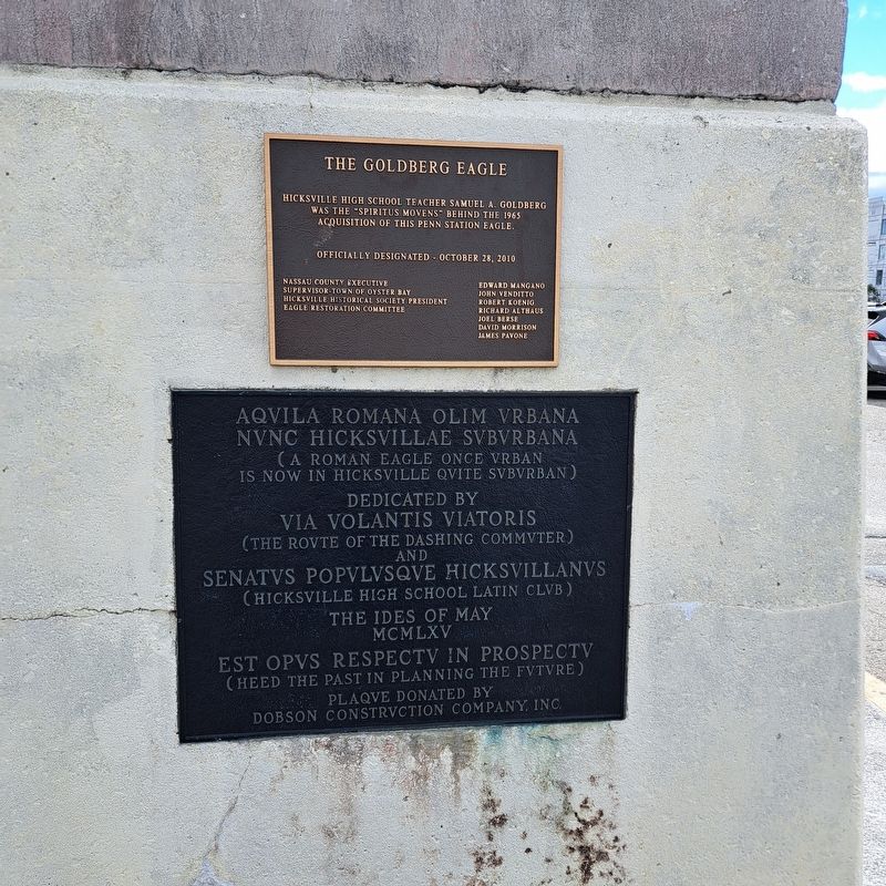 The Goldberg Eagle Marker. Click for full size. The Goldberg Eagle Marker image. Click for full size.