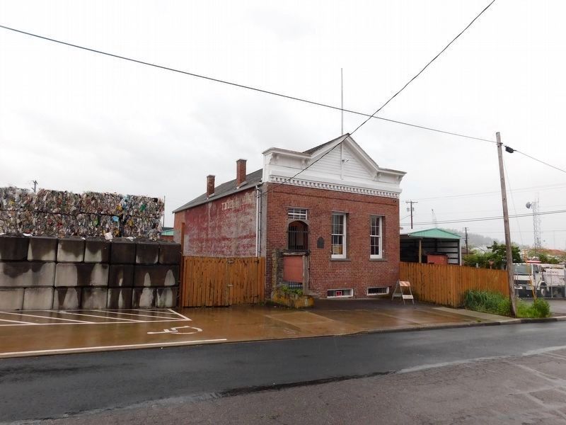 Washington State's Oldest Brick Building & Marker. Click for full size. Washington State's Oldest Brick Building & Marker image. Click for full size.