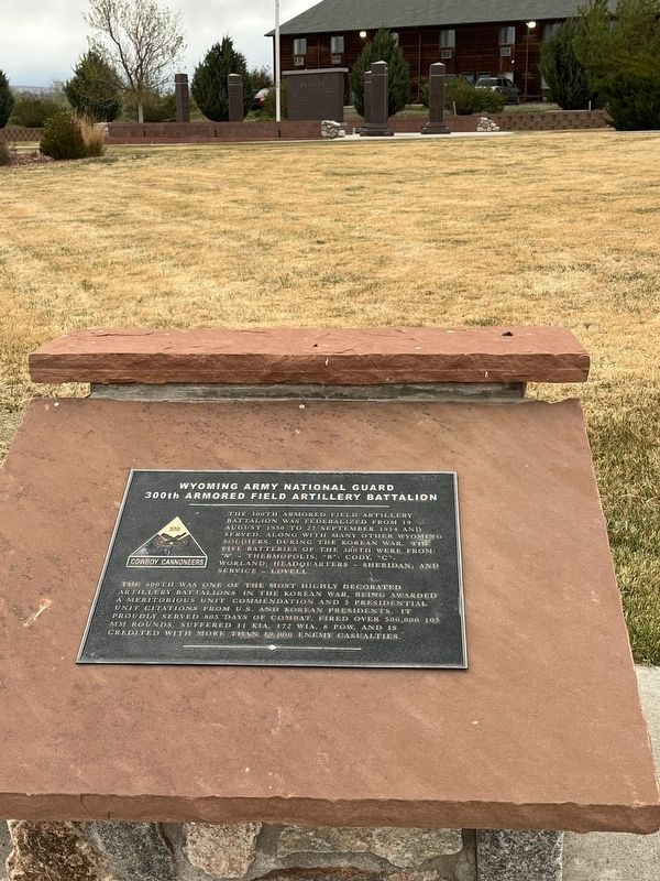Wyoming Army National Guard Marker image. Click for full size.