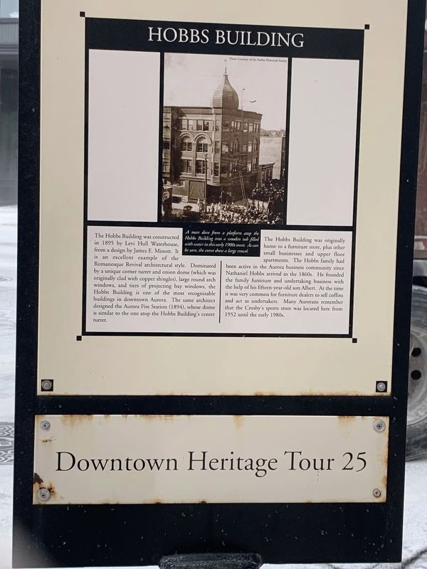 Hobbs Building Marker image. Click for full size.