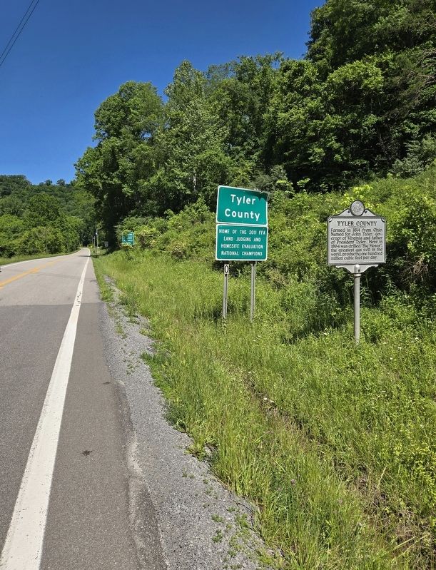 Tyler County / Doddridge County Marker image. Click for full size.
