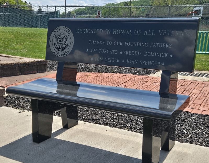 Dedicated in Honor of All Veterans Marker image. Click for full size.