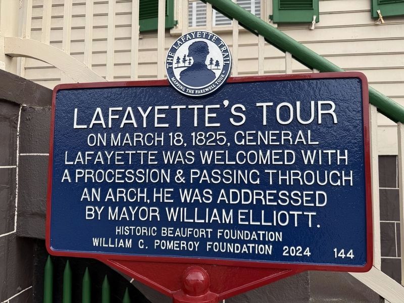 Lafayette's Tour Marker image. Click for full size.
