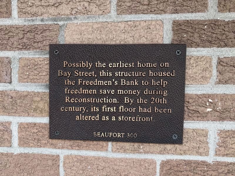 Freedmen's Bank Building Marker image. Click for full size.