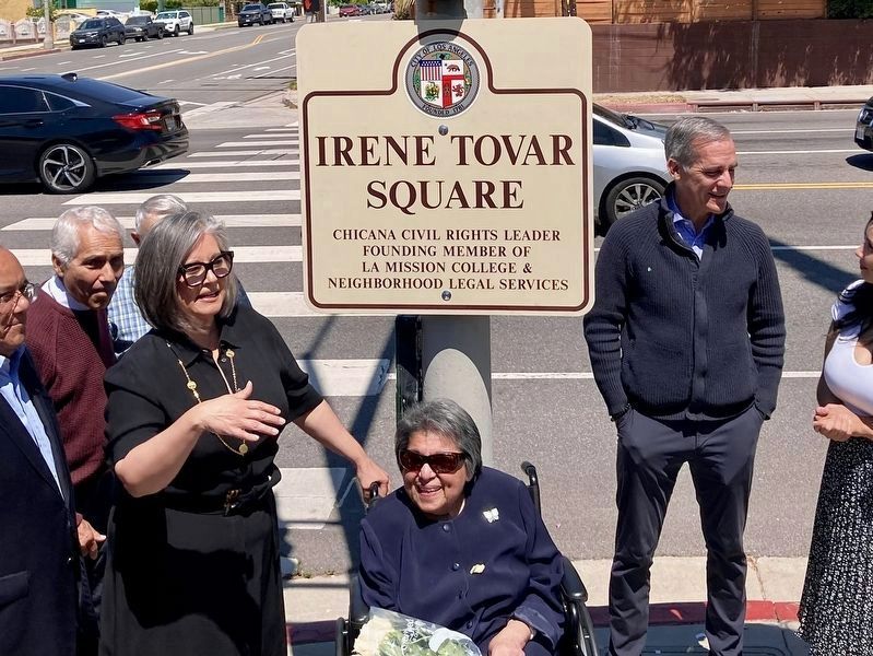 Irene Tovar and Marker image. Click for full size.
