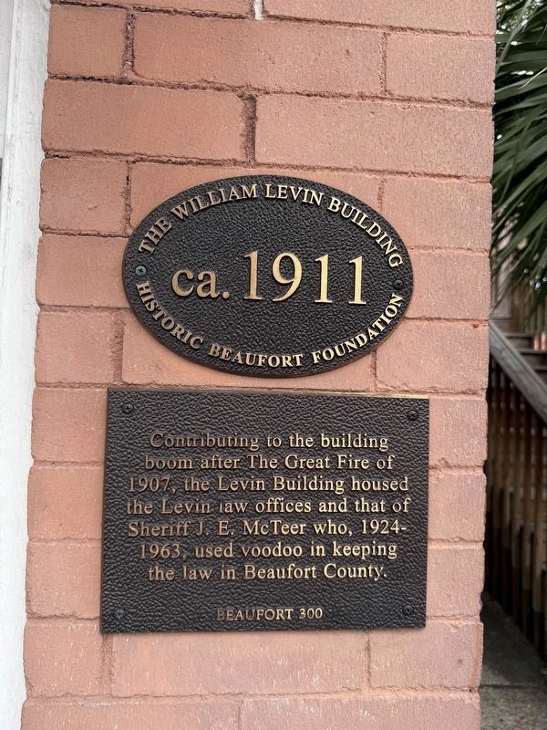 The William Levin Building Marker image. Click for full size.