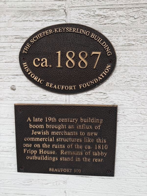 The Scheper-Keyserling Building Marker image. Click for full size.