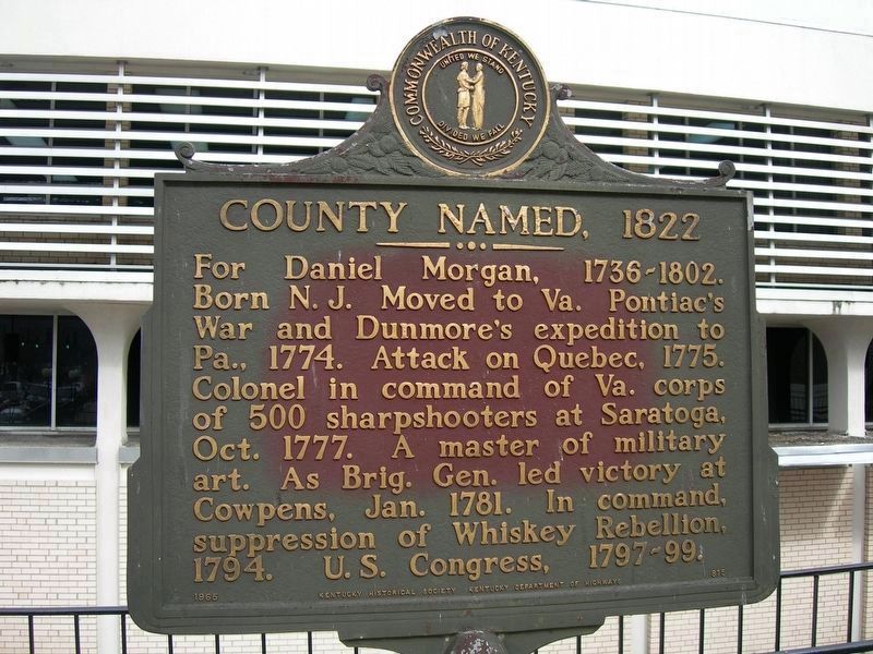 County Named, 1822 Marker. Click for full size. County Named, 1822 Marker image. Click for full size.