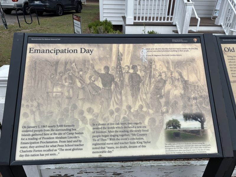 Emancipation Day Marker. Click for full size. Emancipation Day Marker image. Click for full size.