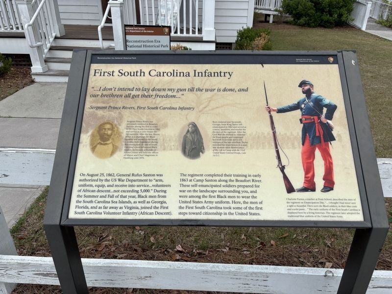 First South Carolina Infantry Marker. Click for full size. First South Carolina Infantry Marker image. Click for full size.