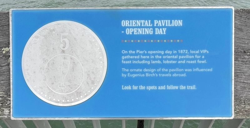 Oriental Pavilion - Opening Day Marker image. Click for full size.
