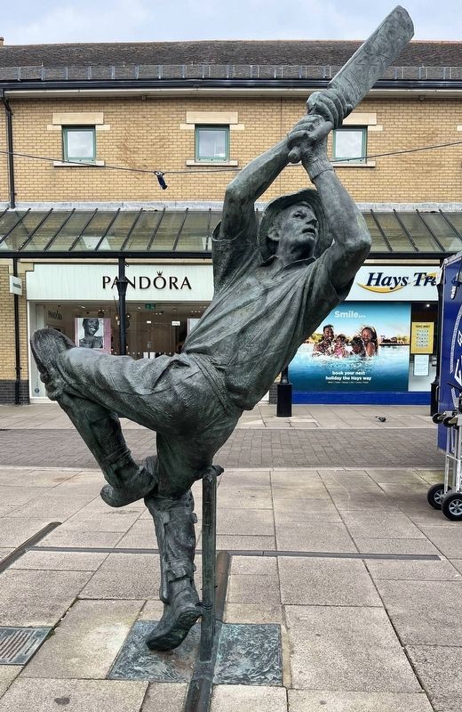 The Spirit of Cricket Statue. Click for full size. The Spirit of Cricket Statue image. Click for full size.