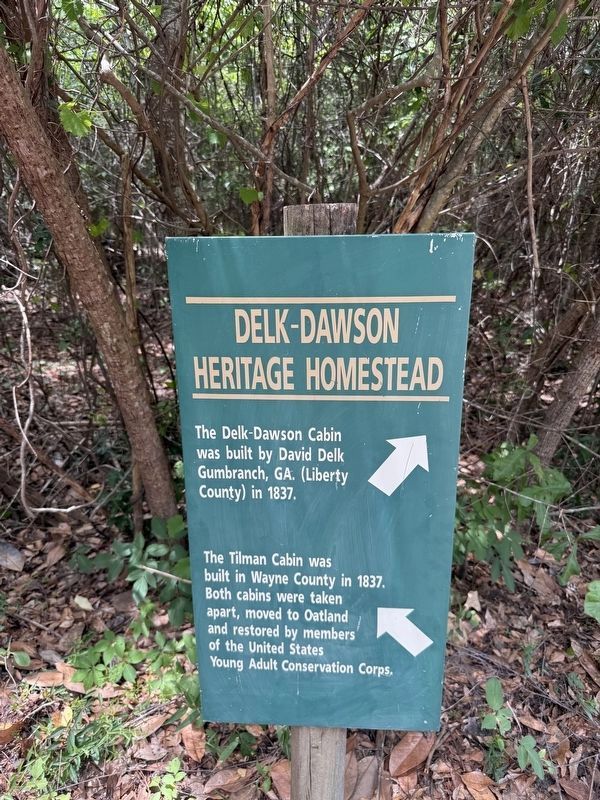 Delk-Dawson Heritage Homestead Marker. Click for full size. Delk-Dawson Heritage Homestead Marker image. Click for full size.