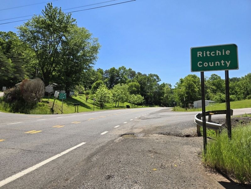 Pleasants County / Ritchie County Marker. Click for full size. Pleasants County / Ritchie County Marker image. Click for full size.