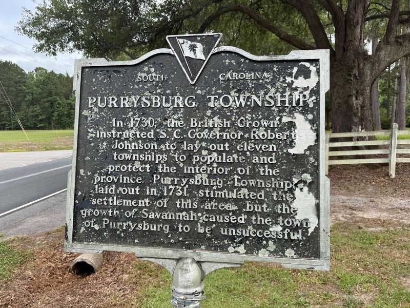 Purrysburg Township Marker image. Click for full size.