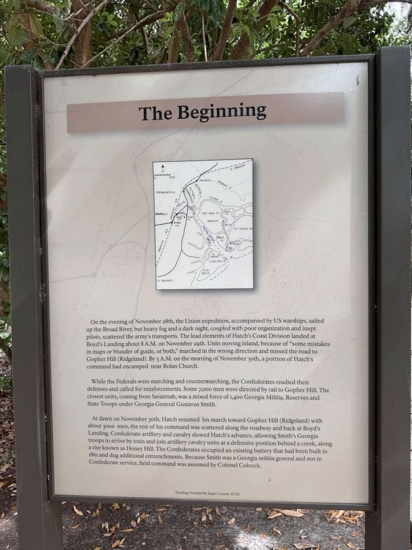 The Beginning Marker image. Click for full size.