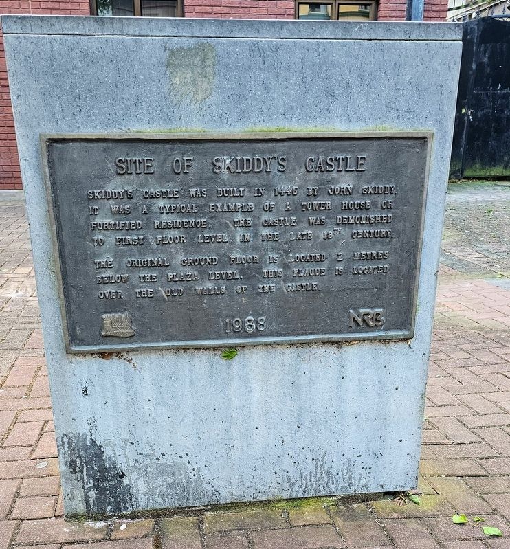 Site of Skiddy�s Castle Marker image. Click for full size.