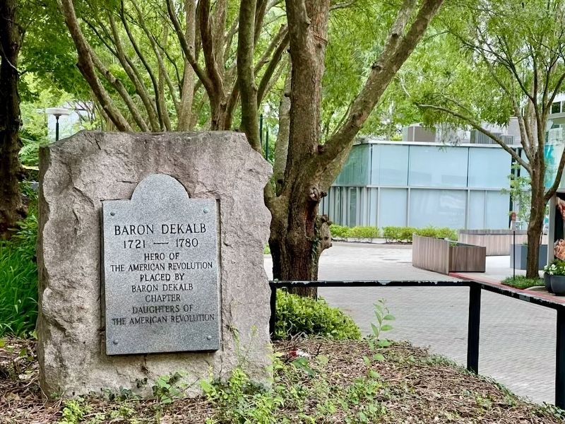Baron DeKalb marker shown from the left. Click for full size. Baron DeKalb marker shown from the left image. Click for full size.