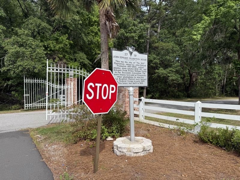 The Frampton Lines / John Edward Frampton House Marker image. Click for full size.