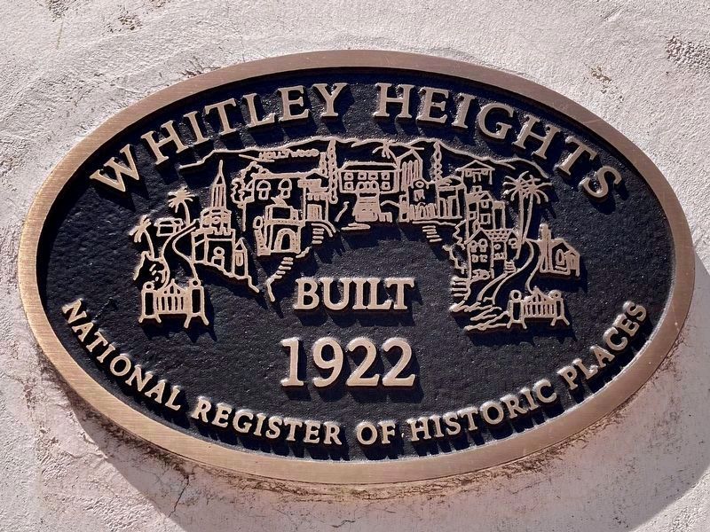 Whitley Heights NRHP Marker image. Click for full size.
