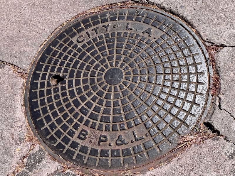 Underground Utilities - circa 1920 image. Click for full size.