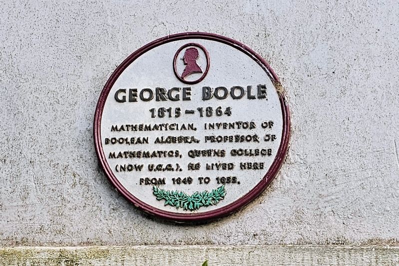 George Boole Marker image. Click for full size.