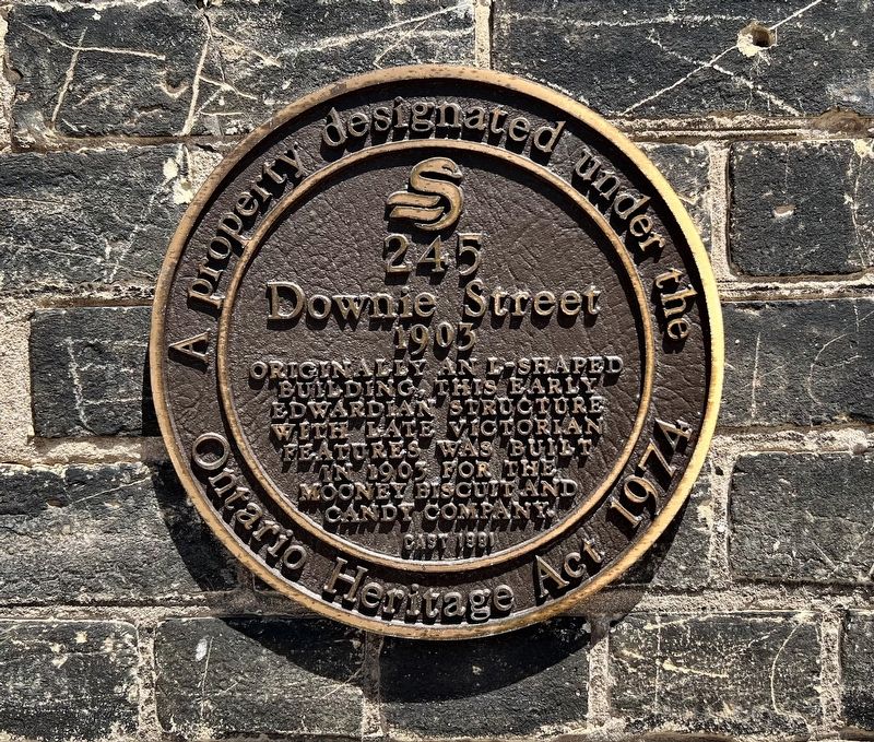 245 Downie Street Marker image. Click for full size.