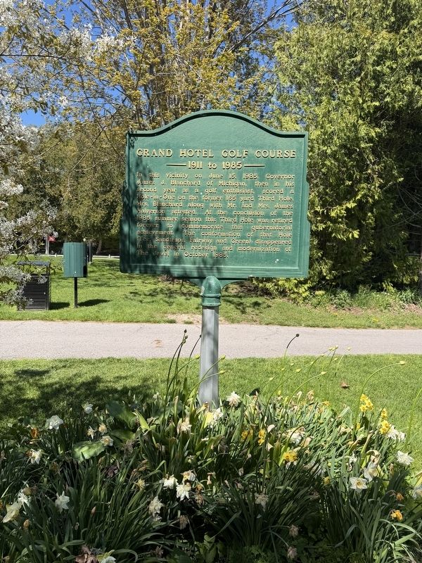The Grand Hotel Golf Course Marker image. Click for full size.