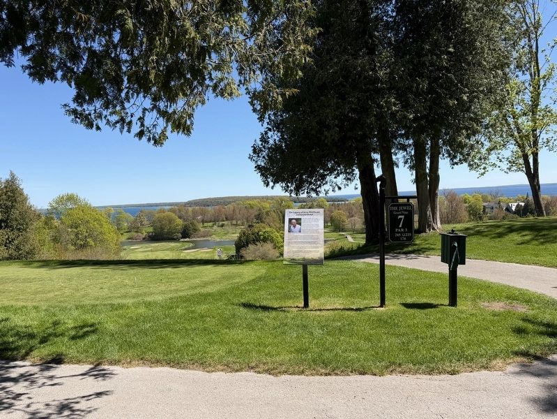 The Legacy of Jerry Matthews and Grand Hotel Marker image. Click for full size.