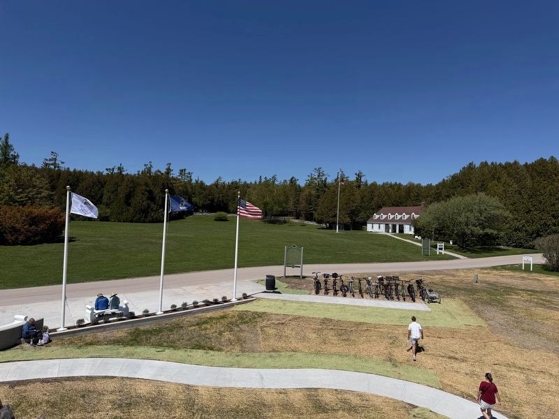 Historic Fort Mackinac Marker image. Click for full size.
