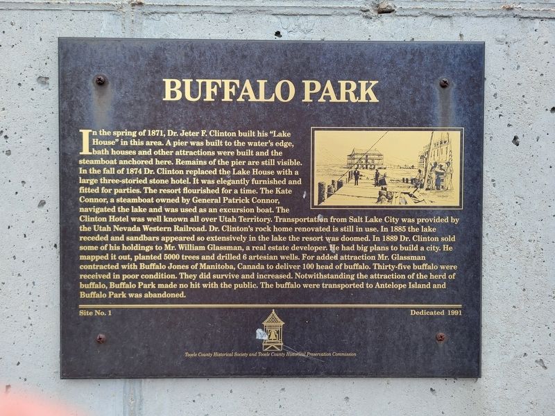 Buffalo Park Marker image. Click for full size.