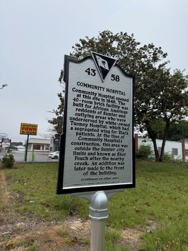 Community Hospital Marker image. Click for full size.