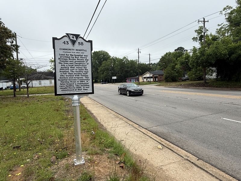 Community Hospital Marker image. Click for full size.