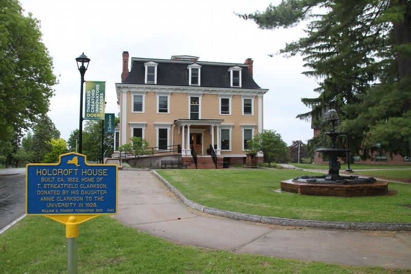Holcroft House Marker image. Click for full size.