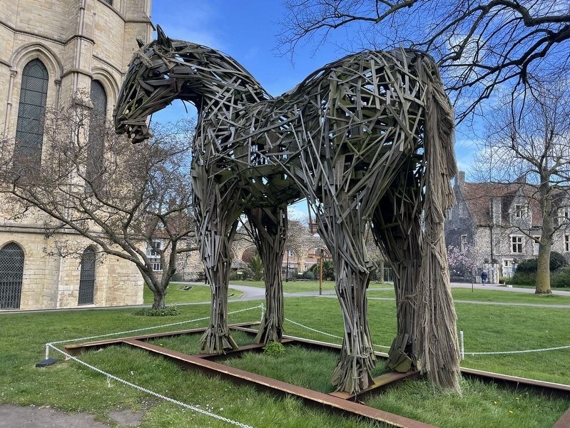 The Canterbury War Horse image. Click for full size.