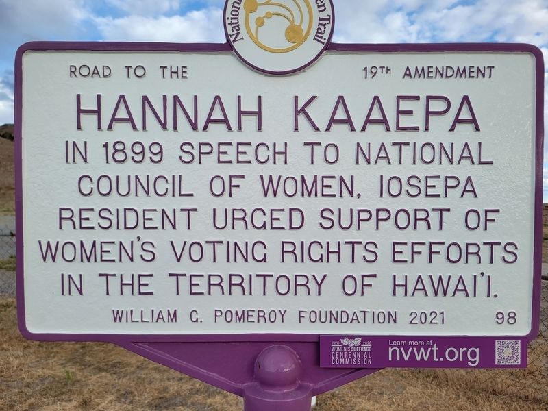 Hanna Kaaepa Marker image. Click for full size.