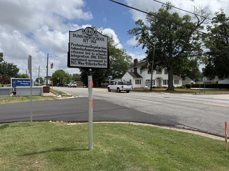 Dunn High School Sit-Ins Marker image. Click for full size.