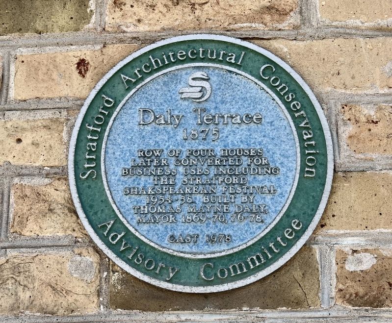 Daly Terrace Marker image. Click for full size.