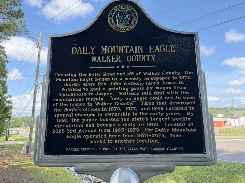 Daily Mountain Eagle Marker image. Click for full size.