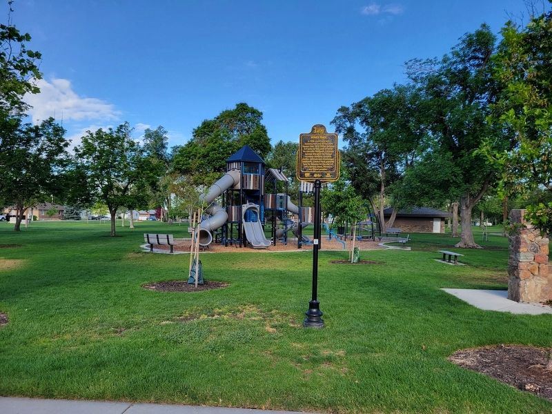Wines Park Marker. Click for full size. Wines Park Marker image. Click for full size.