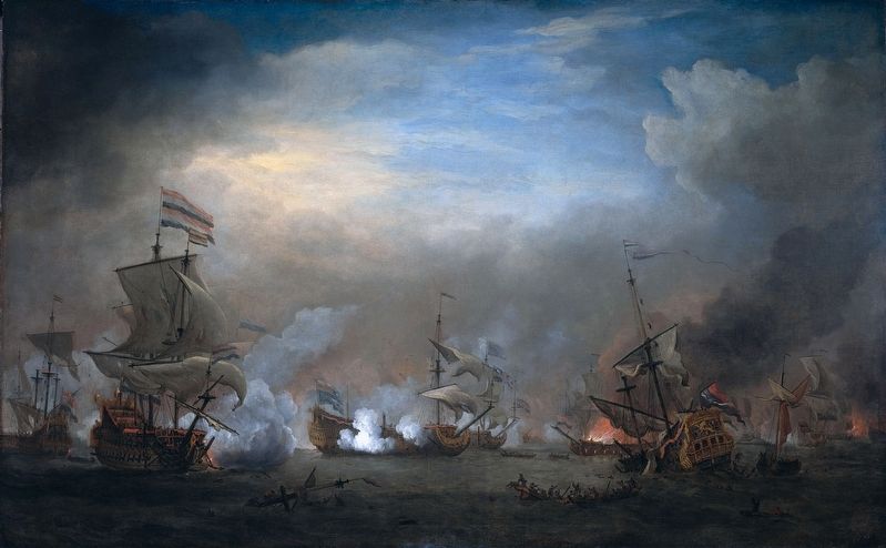 Encounter during the Battle of Kijkduin image. Click for full size.