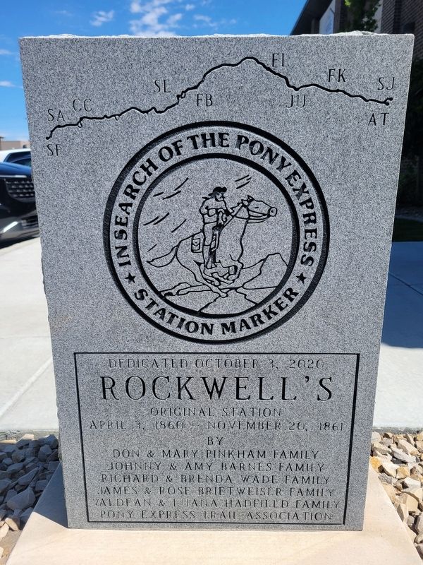 Rockwell's Original Station Marker image. Click for full size.