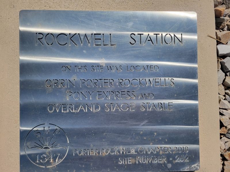 Rockwell Station Marker image. Click for full size.