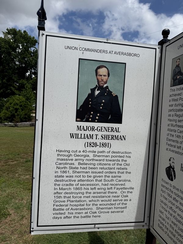 Union Commanders at Averasboro panel image. Click for full size.
