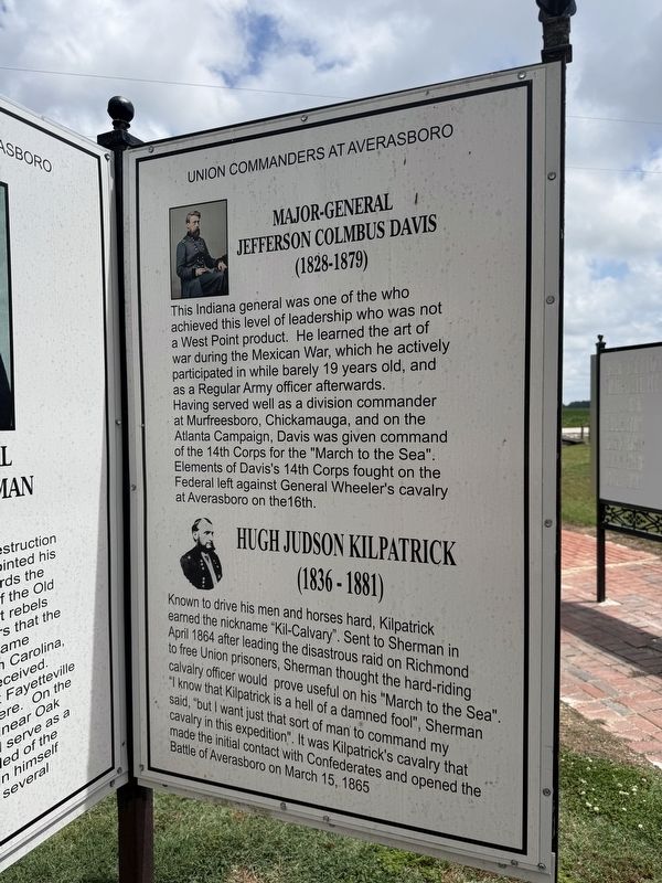 Union Commanders at Averasboro panel image. Click for full size.