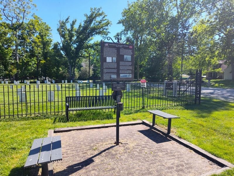 Johnson's Island Prison Marker. Click for full size. Johnson's Island Prison Marker image. Click for full size.