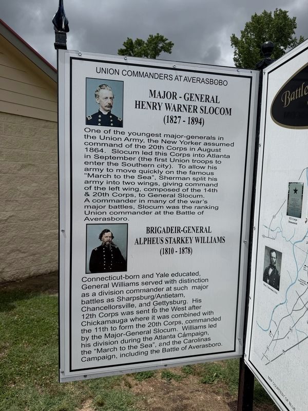 Union Commanders at Averasboro panel image. Click for full size.