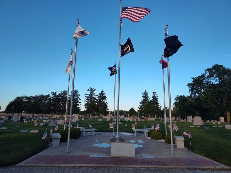 Clay Township Veterans Memorial image. Click for full size.