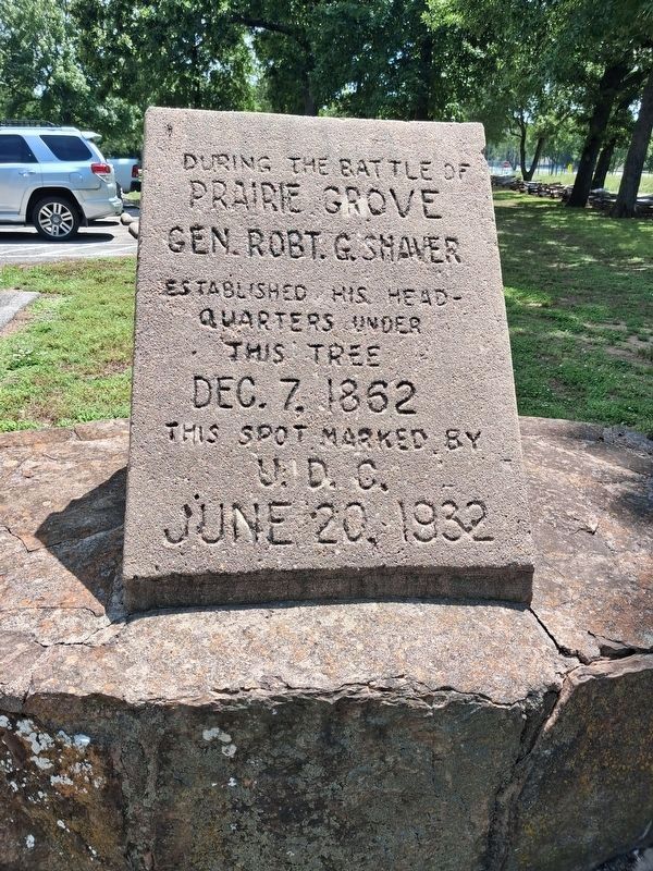 General Shaver's Headquarters Marker. Click for full size. General Shaver's Headquarters Marker image. Click for full size.